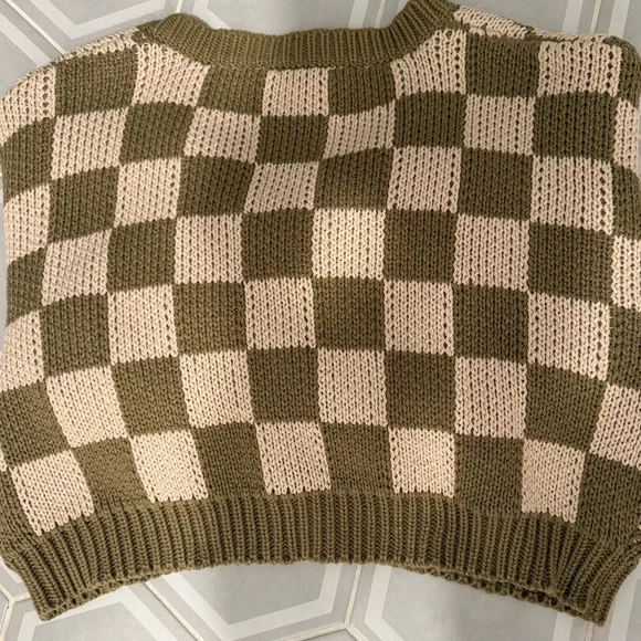 Blue Blush Warm Beige Knit Top - Picture 4 of 4